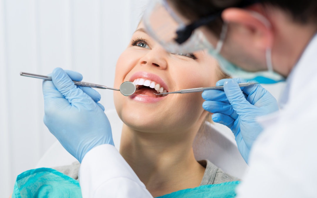 Regular dentist visit. Caries cure